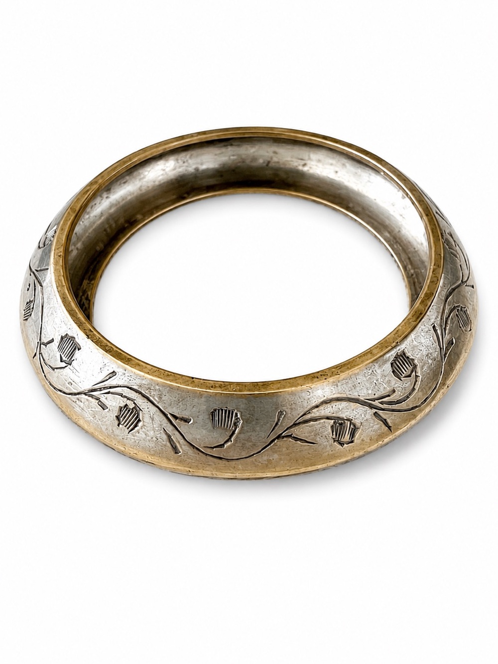 Silver boho Bangle, women’s jewelry